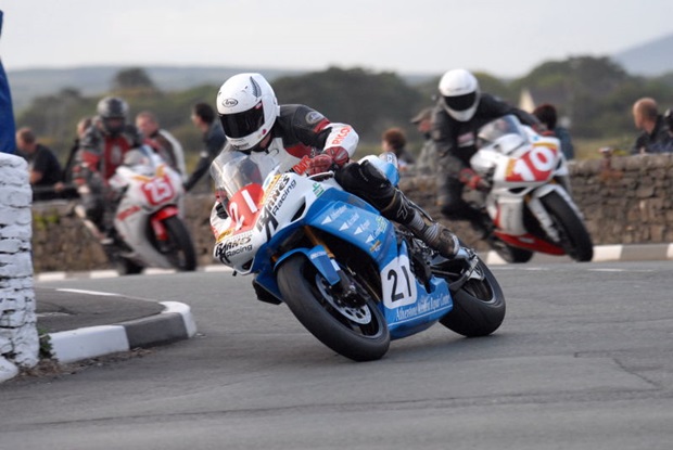 Paul Dobbs racing at Billown (Richard Radcliffe)
